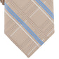 Michael Kors Men's Salerno Plaid Tie Beige Size Regular