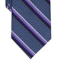 Perry Ellis Men's Abbott Stripe Tie Purple Size Regular