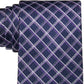 Michael Kors Men's Check Tie Purple Size Regular