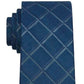 Calvin Klein Men's Windowpane Grid Tie Blue Size Regular