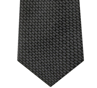 Calvin Klein Men's Luxe Slim Netting Tie Black Size Regular