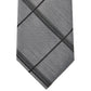 Calvin Klein Men's Slim Grid Tie Gray Size Regular