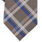 Michael Kors Men's Sadies Plaid Tie Brown Size Regular