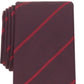 Alfani Men's Hadley Stripe Tie Red  Size Regular