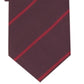 Alfani Men's Hadley Stripe Tie Red  Size Regular