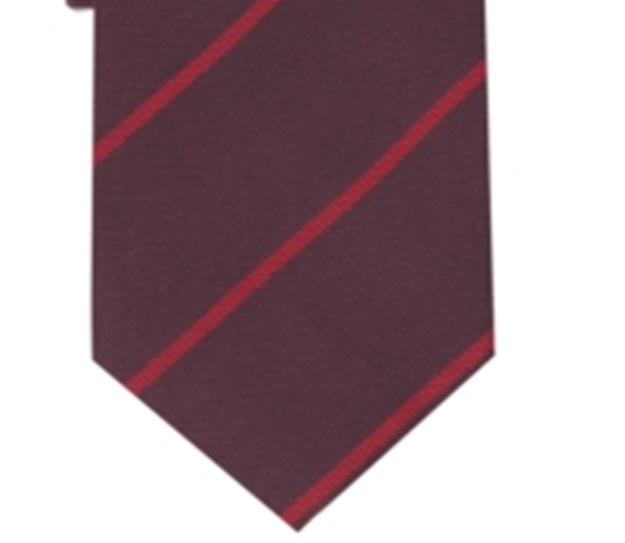 Alfani Men's Hadley Stripe Tie Red  Size Regular