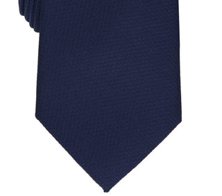Club Room Men's Holt Solid Tie  Blue Size Regular