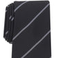 Alfani Men's Hadley Stripe Tie Black Size Regular