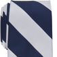 Club Room Men's Classic Stripe Tie Blue Size Regular
