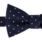 Tommy Hilfiger Men's Multi-Dot Self-Tie Silk Bow Tie Blue Size Regular