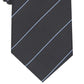 Alfani Men's Clarkson Stripe Tie Black Size Regular