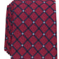 Club Room Men's Stanton Grid Tie Red  Size Regular