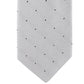 Calvin Klein Men's Textured Micro Dot Neat Tie Gray Size Regular