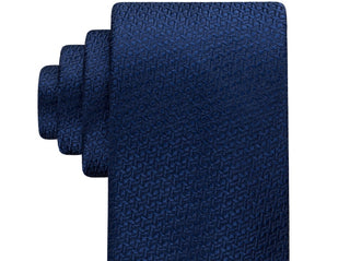 Tommy Hilfiger Men's Classic Geometric Tie Blue Size Regular