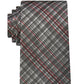 Calvin Klein Men's Slim Fancy Check Tie Green Size Regular