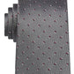 Michael Kors Men's Classic Design Geo Rectangle Tie Gray Size Regular