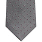 Michael Kors Men's Classic Design Geo Rectangle Tie Gray Size Regular