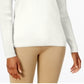 Karen Scott Women's Cotton V Neck Sweater White Size XX-Large