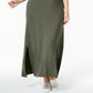 Style & Co Women's T-Shirt Maxi Dress Green Size 1X