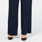 Alfani Women's Curvy Bootcut Tummy Control Pants Blue Size 24W