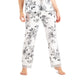 Charter Club Women's Printed Lace Trim Pajamas Set  White Size X-Large