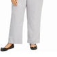 Alfred Dunner Women's Lake Geneva Pull On Pants Gray Size 20W
