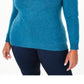 Charter Club Women's Crewneck Cashmere Sweater Blue Size 3X