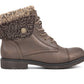 Cliffs by White Mountain Women's Duena Lace-Up Hiker Booties Women's Shoes Brown Size 8.5 W