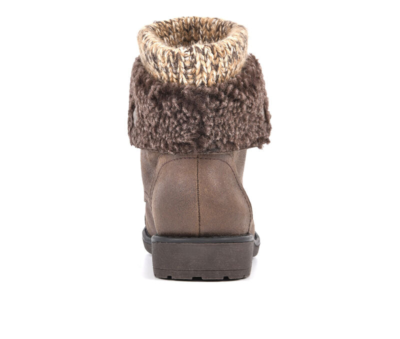 Cliffs by White Mountain Women's Duena Lace-Up Hiker Booties Women's Shoes Brown Size 8.5 W