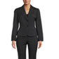 Le Suit Women's Stretch Crepe Slim Pantsuit Black Size 12 Petite