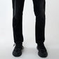 Lazer Men's Denim Mid Rise Straight Leg Jeans Black Size 36X30