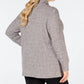 Ideology Women's Plus Size Cowl-Neck Tulip-Hem Top Dark Gray Size 1X