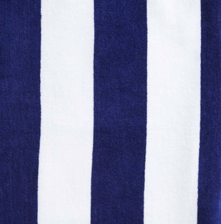 Cotton Velour Cabana Stripe Beach Towel - Novia Collection