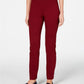 Charter Club Women's Cambridge Pull On Ponte Pants Mediun Red Size 6