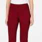 Charter Club Women's Cambridge Pull On Ponte Pants Mediun Red Size 8