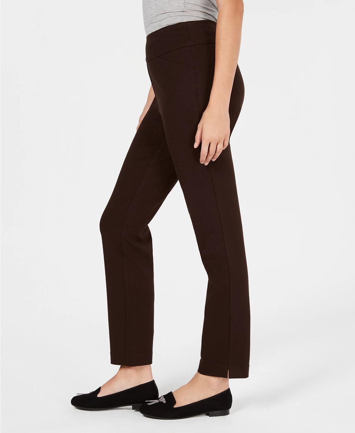 Charter Club Women's Pull On Ponte Knit Pants Blue Size 6 Petite