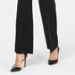 Charter Club Womne's Belted Tummy-Control Trousers Black Size 10