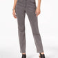 Style & Co Women's Tummy-Control Straight-Leg Fashion Jeans Whisper Gray Size 10