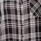 Style & Co Women's Plus Size Plaid Shirt Black Size 1X