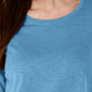 Style & Co Women's Long Sleeve Crewneck Top Medium Blue Size X-Small
