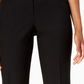 JM Collection Women's Petite Extended-Tab Trousers Charcoal Size 8P