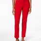 Charter Club Women's Lexington Straight-Leg Jeans Medium Red Size 10