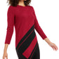 Alfani Women's Striped Asymmetrical Tunic Black Size Petite Medium