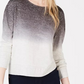 Bar III Women's Dip Dyed Sweater Grey Size XX-Large