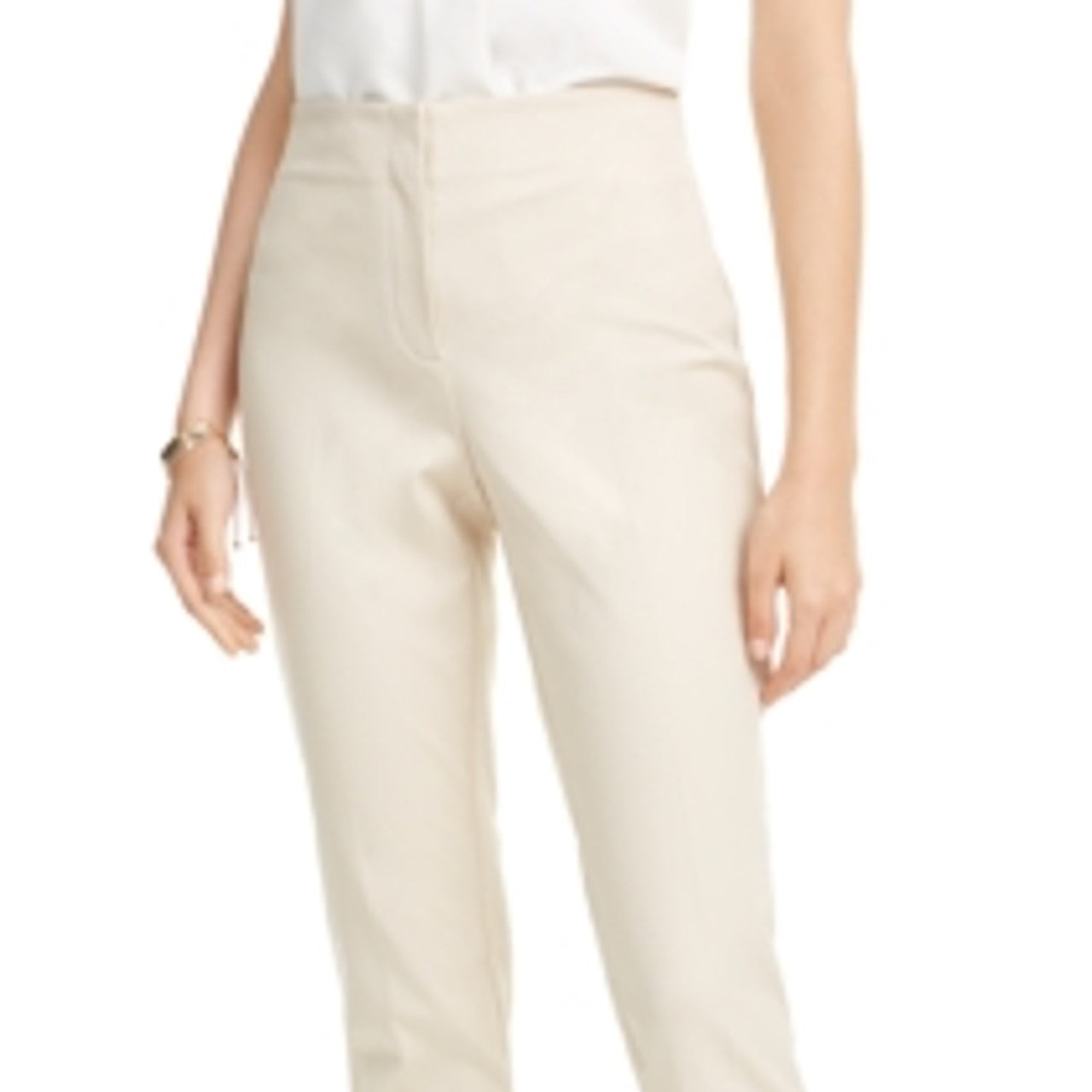 Alfani Women's Petite Comfort-Waist Skinny Pants Lt Beige Size 1