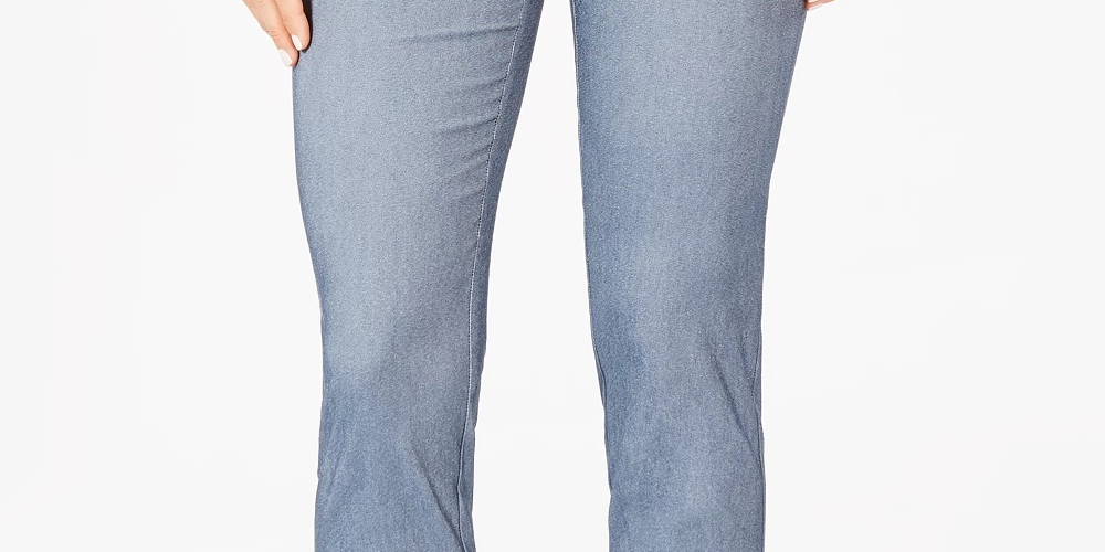 Charter Club Womne's Pull-On Skinny Pants Blue Size 4