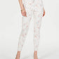 Style & Co Women's Floral-Print Skinny Jeans White Size 12