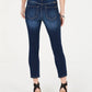 INC International Concepts Women's Petite Incessentials Cropped Skinny Jeans Natural Size 0