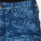 Charter Club Women's Paisley Print Straight Leg Jeans Medium Blue Size 10