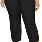 Alfani Women's Plus Size Cuffed Ankle Pants Black Size 24